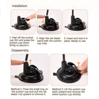 Suction Cup Dogtail Grass Cat Teaser Stick — Detachable Extended Rod Interactive Cat Toy