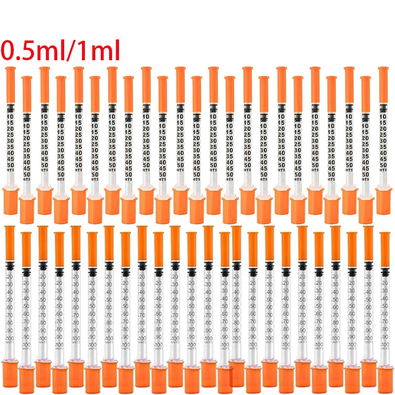 Disposable Veterinary Syringes with Needle (20-Pack)