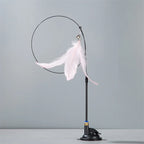 Suction Cup Feather & Bell Cat Teaser Wand