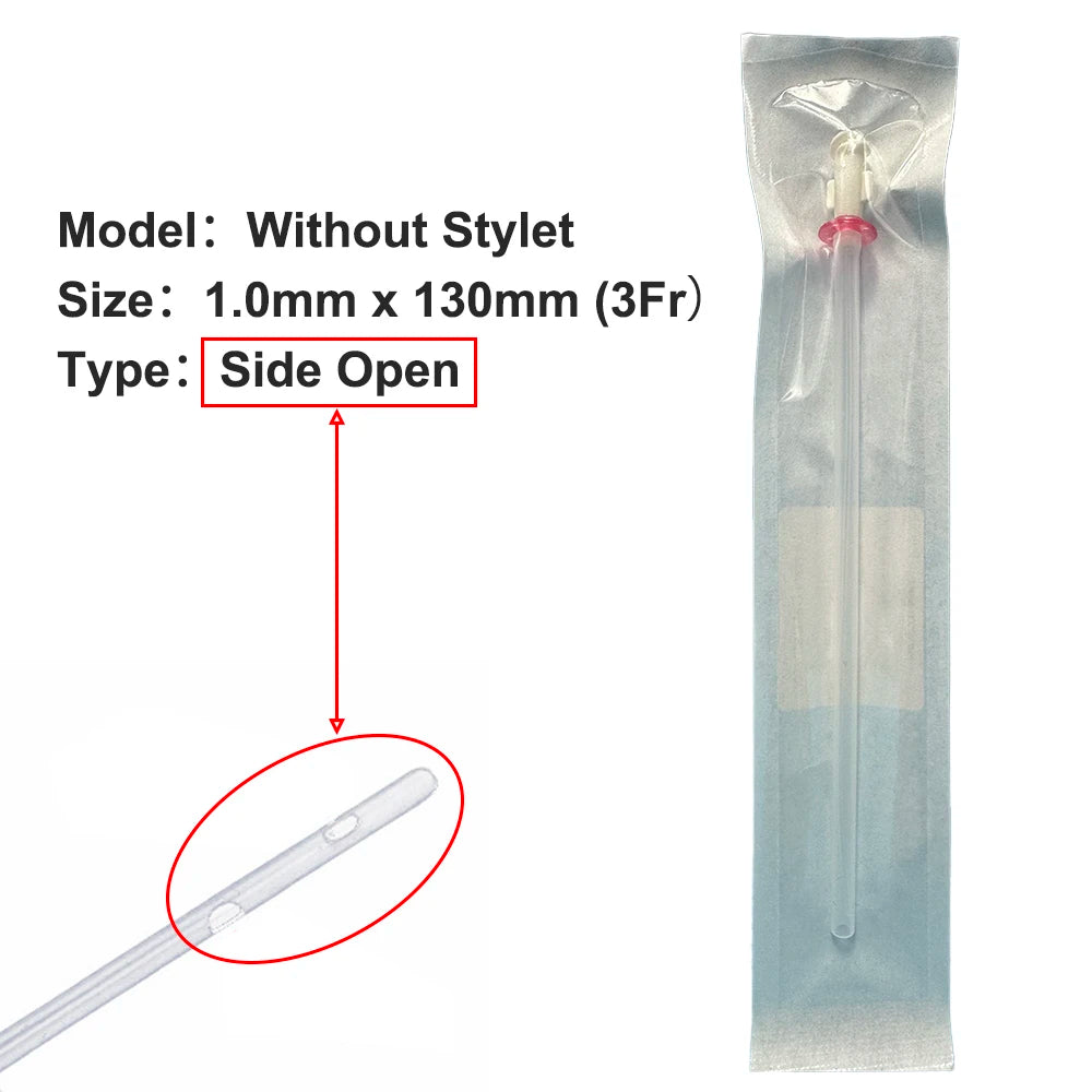 Veterinary Cat Urinary Catheters with Stylet (10-Pack)