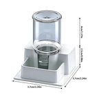 Automatic Reptile Water Dish Reusable Container Creative Feeder Station Ornament Drinking Tool for Snakes Tortoise Geckos
