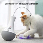 Automatic Rotating Feather Cat Teaser Toy