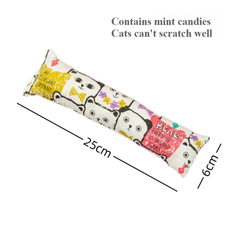 Catnip Stuffed Pillow Toy for Cats