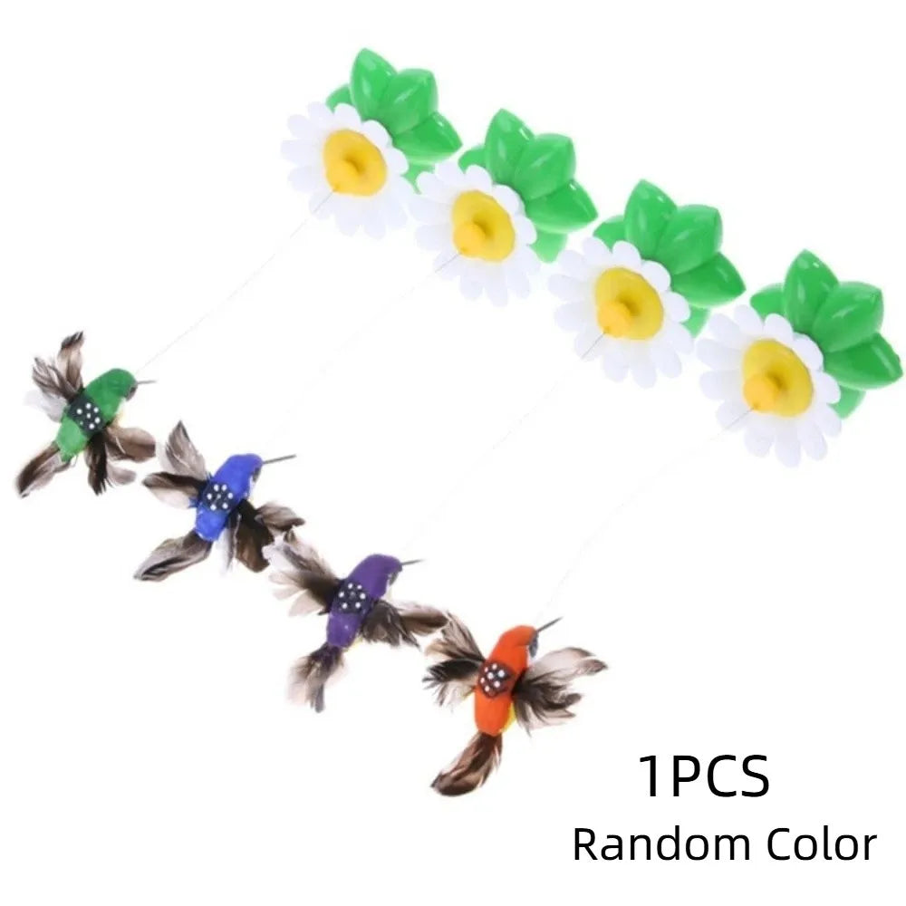 Electric Rotating Hummingbird Cat Toy — Automatic Shake & Fly Intelligence Trainer