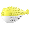 Pufferfish Catnip Detachable Bell Cat Chew Toy — Teething Kitten Toy with Built-In Bell