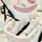 Portable Foldable 2 in 1 Pet Stroller Dog Cat Multi-function Car Basket Detachable Bag Going Out Travel pet Accessories