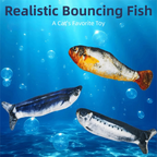 Electric Wagging Tail Fish Cat Toy — Motion Sensor Tap-Activated Type-C Charging Simulation Fish (1–3 Pack)