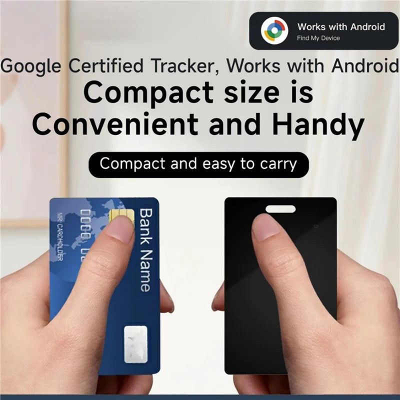 Ultra-Thin GPS Tracker Card for Wallets, Luggage & Passports - Google Find My