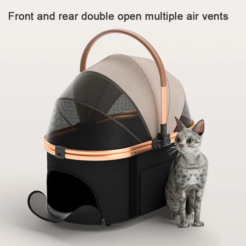 STLFBello Puppy Stroller Detachable Pet Stroller for Dogs Pet Carriers & Travel Products