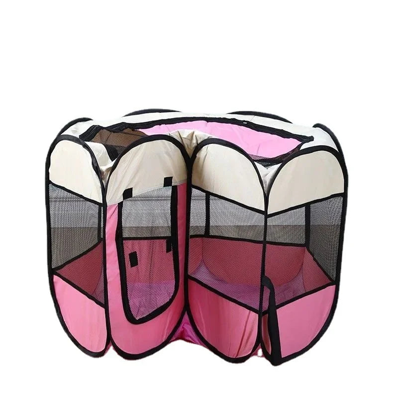 DDHOME Enclosed Pet Birthing Bed & Delivery Cage (All-Season)