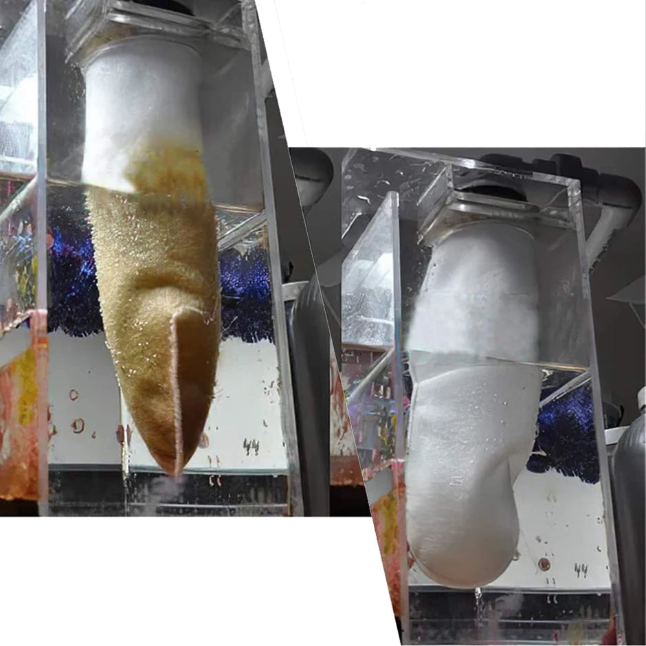 Aquarium Pre-Sump Filter Socks (4" Opening, 150/200 Micron Felt, Reef Tank Micron Bags)