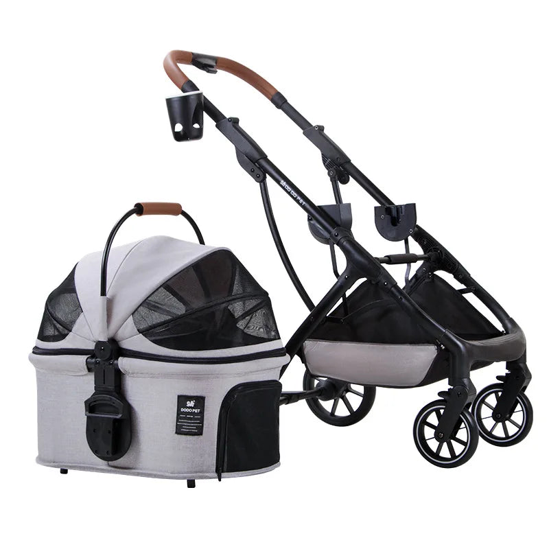 Dodopet Pet Stroller Outdoor Travel Foldable Small Medium Dogs Cats Stroller for Dog Pet Stoller Dog Stroller Dog Trolley