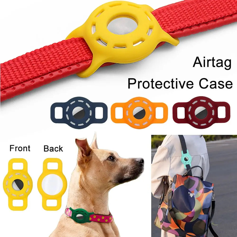 AirTag Protective Collar Holder & Sleeve Cover for Pets - Anti-Loss GPS Locator Case
