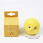 Electric Catnip Plush Ball Cat Toy — Touch-Activated Squeak & Motion