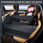 Pet Car Seat Cover, Large Dog Cat Carrier, Waterproof Backseat Pet Bed, Travel Dog Mat, Durable Car Pet Cushion