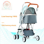 High Quality Customized Pet Stroller Detachable Separate Stroller Rack Pet Cages