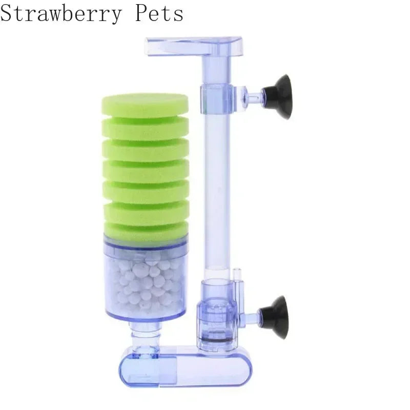 Aquarium Surface Skimmer Filter (Air Pump Driven, Oil Film Removal, Fish Tank Cleaner)