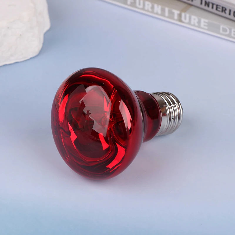 25W 40W 50W 60W 75W 100W E27 Poultry Heating Bulb Infrared Insulation Heating For Reptiles Plants Amphibians Pets Livestock Lamp