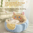 Plush Faux Fur Pet Cushion for Sofas & Pet Beds (All-Season)