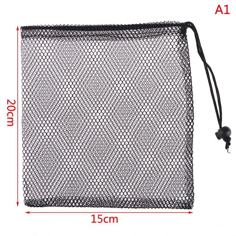 Aquarium Filter Media Mesh Bag (Fish Tank Net Bag, Pond Filter Media Holder, Reusable)