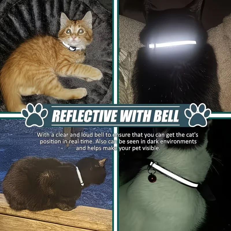 No-Monthly-Fee Find My Compatible Smart GPS Collar Tracker for Cats & Dogs - Waterproof Finder Tag (iOS)