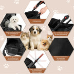 Pet Stroller Up To 33 Lbs Foldable Travel Jogger 4 Wheels Folding Adjustable Handle Reflective Strip for Jogging Running