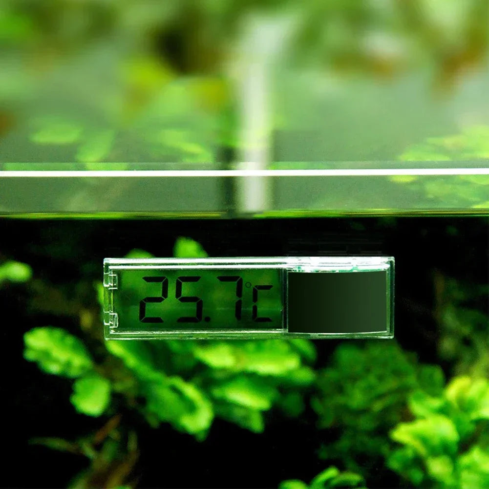 Waterproof Electronic Aquarium Thermometer (Digital LCD, Precise Temp, Fish Tank Probe)