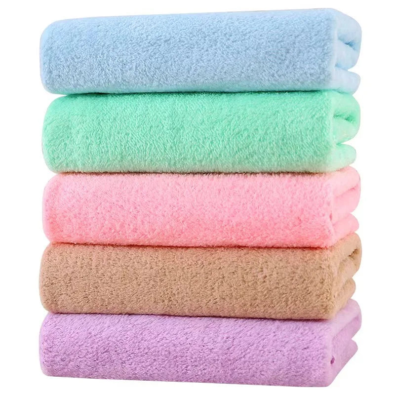 Fashion 100% Cotton Pet Towels Soft Absorbent Towels for Absorbent Bath Face for Dog Cat Pet Accessories Dog Towel