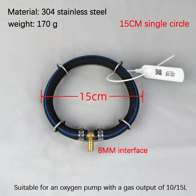 1Pcs 304 Stainless Steel Koi Fish Pond Oxygenation Aquarium Supplies Nano Aeration Disc Fish Pond Seafood Pond Oxygen Plate