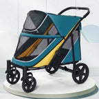 Multi Functional Pet Cart Lightweight And Foldable Multiple Cats Dogs And Outdoor Carts