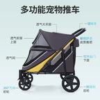 Multi Functional Pet Cart Lightweight And Foldable Multiple Cats Dogs And Outdoor Carts