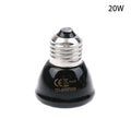 1Pc Brooder Chickens Tortoise Lizard Reptile Light 20-80W 220-240V Far Infrared Heating Lamp Black Ceramic E27 Pet Warmer Bulb