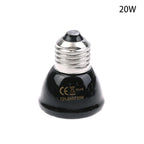 1Pc Brooder Chickens Tortoise Lizard Reptile Light 20-80W 220-240V Far Infrared Heating Lamp Black Ceramic E27 Pet Warmer Bulb
