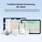 Mini Apple Find My Compatible Smart Tracker - Anti-Loss Locator for Pets, Dogs, Cats, Keys, Wallets, Luggage & Kids