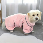 1pc Dog Absorbent Bath Towel, Pet Cooling Absorbent Bathrobe, Bath Towel For Pet Cleaning, Dog Pet Wash Towel