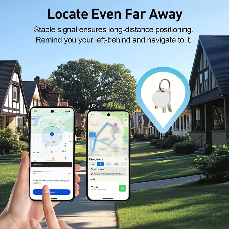 RSH Smart Bluetooth Tag for Google Find Hub & Xiaomi - Android Anti-Loss Global Tracker for Pets, Cats & Dogs