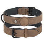 PU Leather GPS-Ready Dog Collar