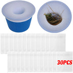 Pool & Tank Skimmer Socks (Reusable, 100 Mesh, Debris & Leaf Filter for Skimmer Baskets)