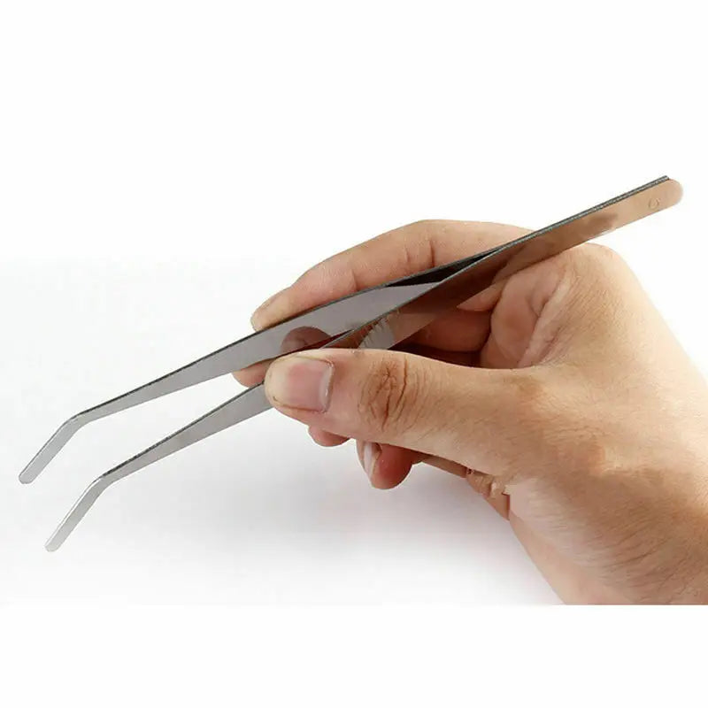 Stainless Steel Reptile Feeding Long Tongs Tweezers for Reptile, Lizards, Gecko, Spider, Tarantula, Hedgehog, Snake, Aquarium