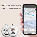A84E Bluetooth Smart Wearable GPS Pet Tracker Collar - Waterproof Real-Time Anti-Loss Locator