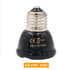220v Far Infrared Heating Lamp Ceramic E27 Pet Warmer Bulb Brooder Chickens Tortoise Lizard Reptile Light E27 Heat Lamp
