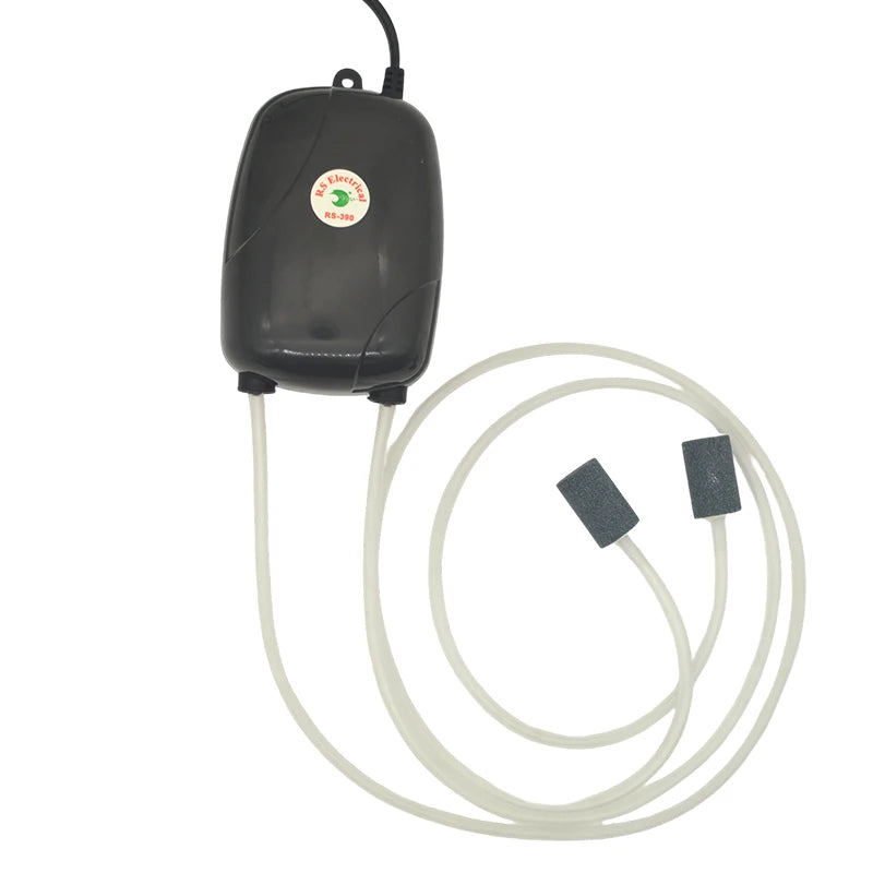 Aquarium Oxygen Air Pump Fish Tank Compressor Ultra Silent Oxygenator Bubble Aerator Portable Aquarium Accessories 220V 3W 5W
