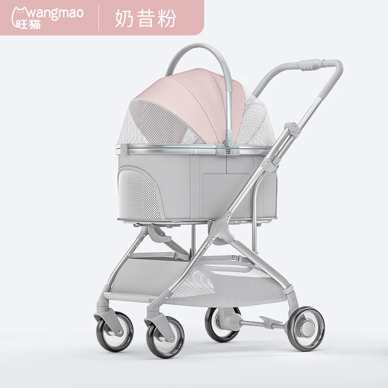 STLFBello Puppy Stroller Detachable Pet Stroller for Dogs Pet Carriers & Travel Products