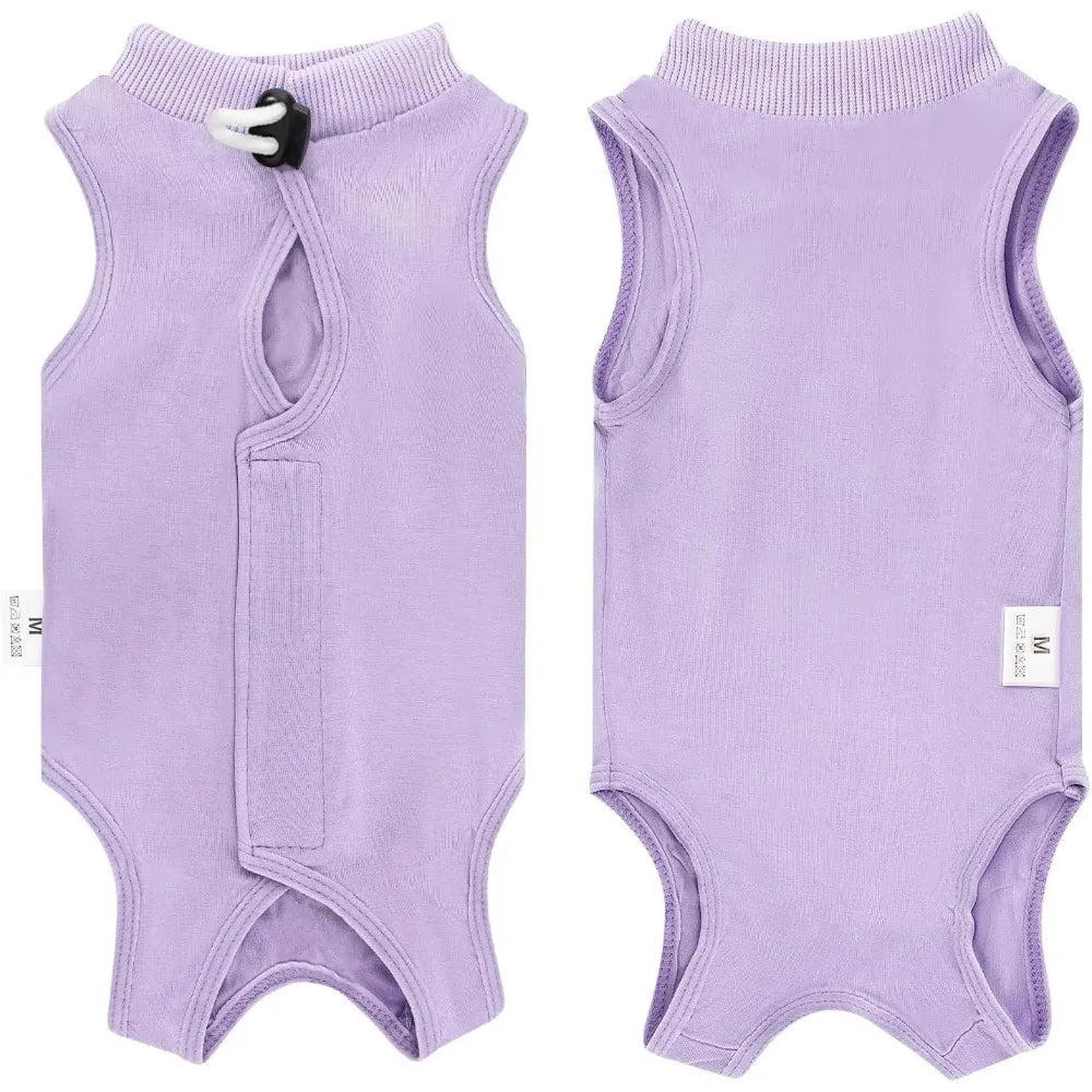 Cat Surgery Recovery Onesie — Anti-Licking Bodysuit for Spay, Neuter & Abdominal Wounds