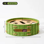 Cat Teaser Stick Puzzle Maze Box — Hole-Digging Ball Game Self-Entertainment Device for Kittens