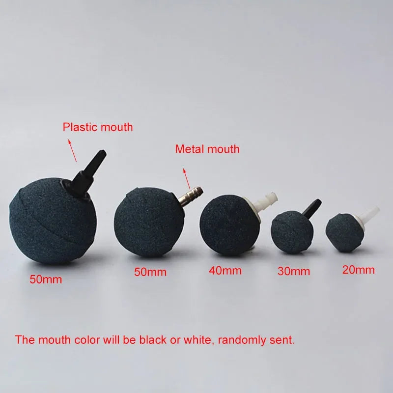 Aquarium Air Stones (2–5cm, Multi-Pack, Oxygen Aerator for Fish Tanks & Hydroponics)