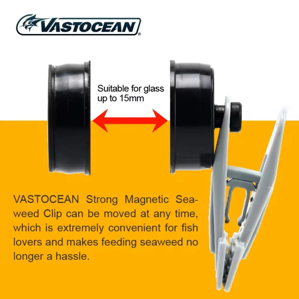 Vastocean Commemorative Edition Strong Magnetic Seaweed Feeding Clip SKU For 2 in 1 Seaweed/Vegetable Clip/Clip and Seedweed