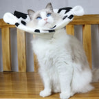 Soft Sponge Cat Recovery Collar — Cute Elizabethan Neck Cone to Stop Licking After Surgery