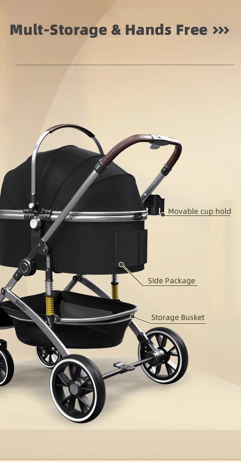 STLFSmall Foldable Pet Stroller with 4 Wheels Travel Carrier for Dogs Cats Aluminum Fabric Material for Car Rides Outdoor Ventur