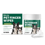 Pet Teeth Cleaning Wipes: Cleans Food Residues in Teeth Gaps, Eliminates Bad Breath, Freshens Mouth, Easy to Use